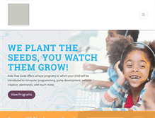 Tablet Screenshot of kidsthatcode.org